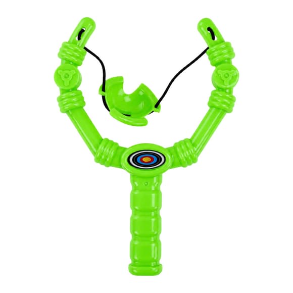 Детская Рогатка XG88-23(Green) 3 мягких шарика, в сетке