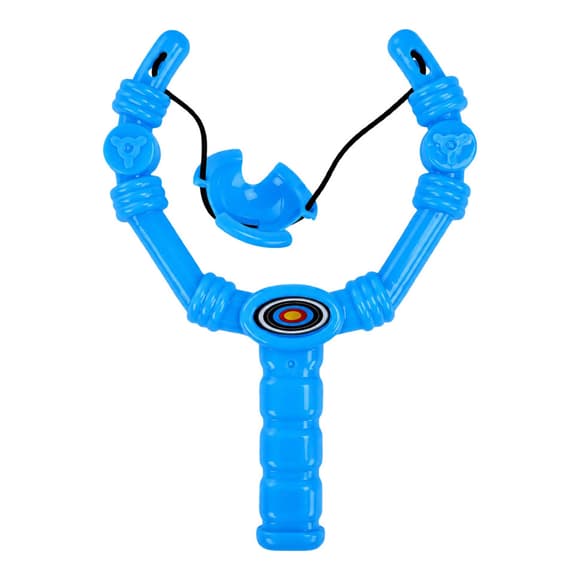 Детская Рогатка XG88-23(Blue) 3 мягких шарика, в сетке