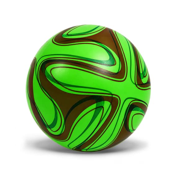 Детский резиновый мяч RB24376(Green) 60 граммов, диаметр 17,5 см