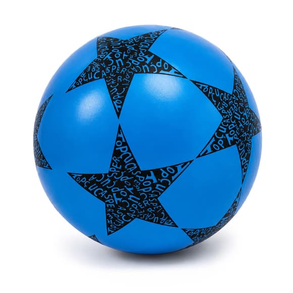 Детский резиновый мяч Звезда RB20302(Blue) 60 грамм, диаметр 18 см 