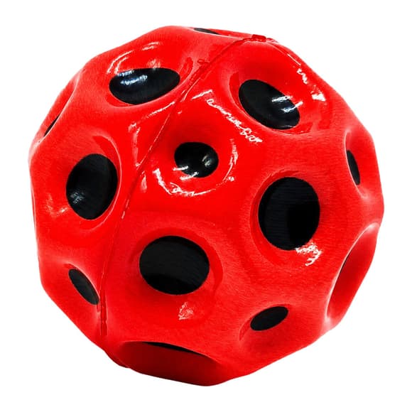 Мяч надпрыгучий прыгун "MOON BALL" 24971-3(Red) размер игрушки 6,3 cм