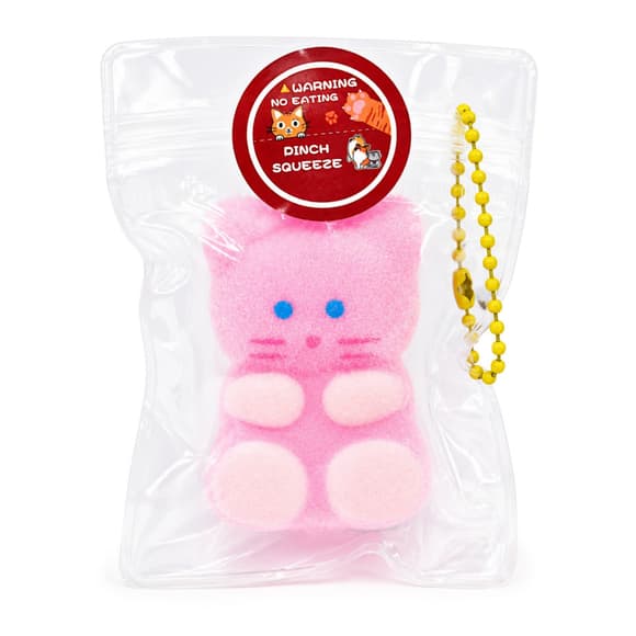 Игрушка-антистресс сквиш "Розовый котик" 353/262-2 размер 4,5 см