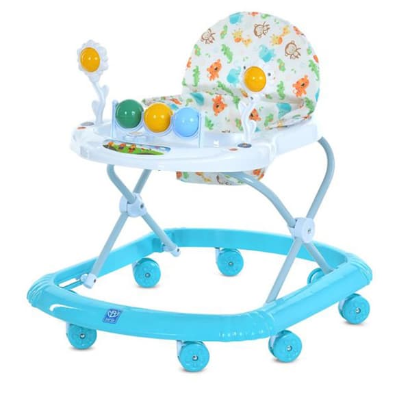  Детские Ходунки M 5033-1(Turquoise) с музыкой, колеса 8 шт