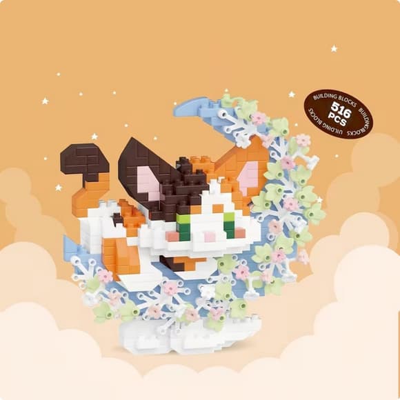 Дитячий конструктор Calico cat 8979 серії "Cute Moon", 516 деталей