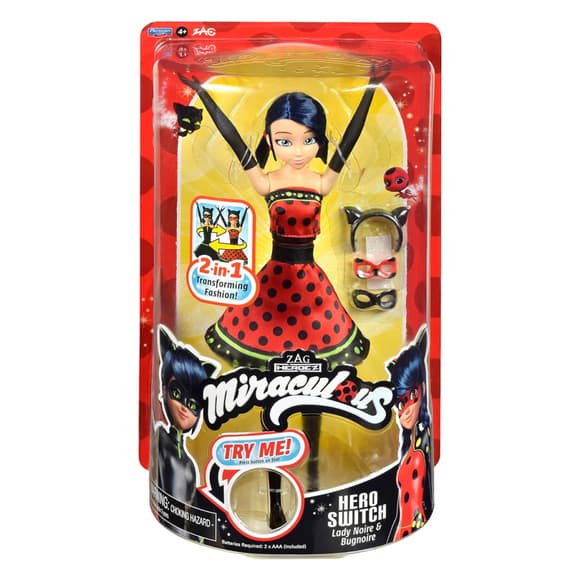 Интерактивная кукла "Леди Баг и Супер-Кот" Miraculous 50414 дизайнерское перевоплощение