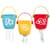 Игрушечные ведерки "Водо-играйчики" KIDDI SMART 4332-KS для игры в ванной