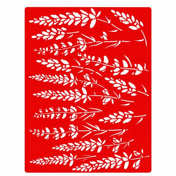 Трафарет багаторазовий "Лаванда #388" FDTR 388, 15x20 см