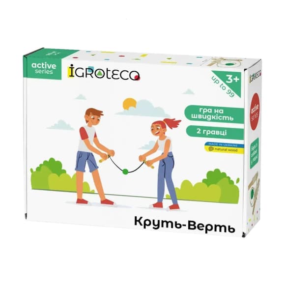 Игра для активного досуга "Круть-Верть" Igroteco 900668 веревка 3 метра