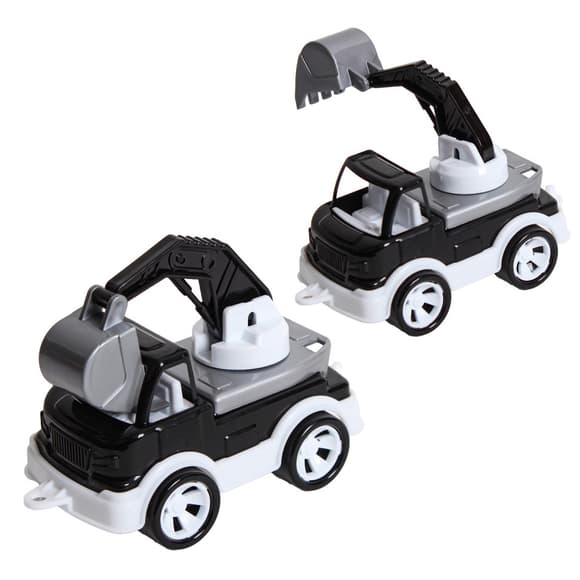 Детский экскаватор "Mini Matik" 002/4BMS(Black) подвижная стрела, 13,5 см