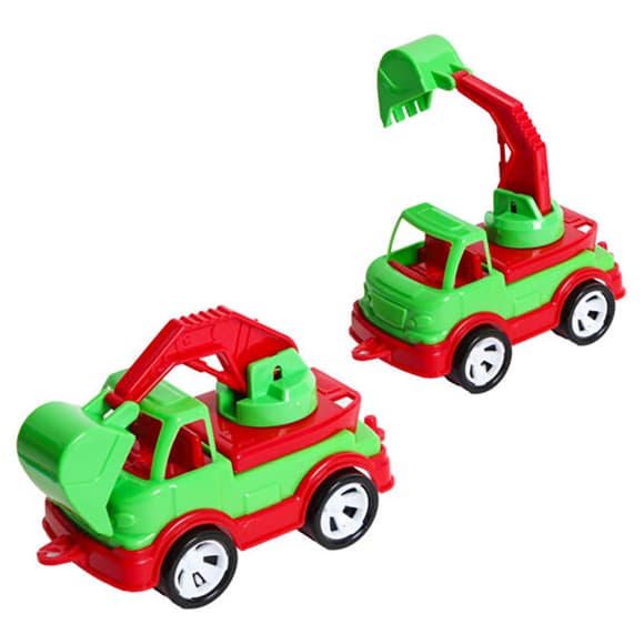 Детский экскаватор "Mini Matik" 002/4BMS(Green) подвижная стрела, 13,5 см