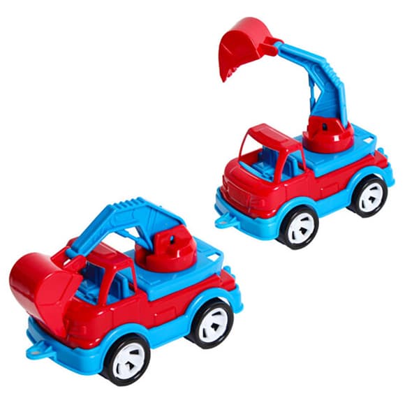 Детский экскаватор "Mini Matik" 002/4BMS(Red) подвижная стрела, 13,5 см