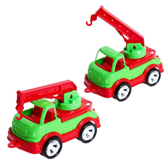 Детская игрушка кран "Mini Matik" 002/5BMS(Green) подвижная стрела крана, 13,5 см
