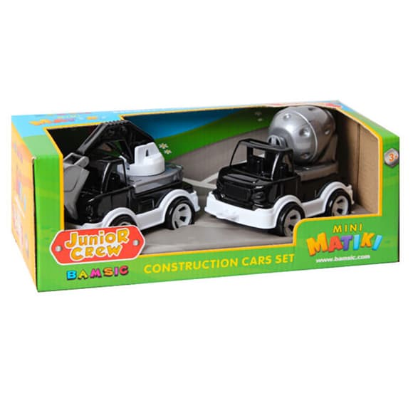 Игровой набор Бетономешалка и экскаватор "Mini Matiki" 002/14BMS(Black) подвижные элементы