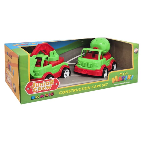 Игровой набор Бетономешалка и экскаватор "Mini Matiki" 002/14BMS(Green) подвижные элементы