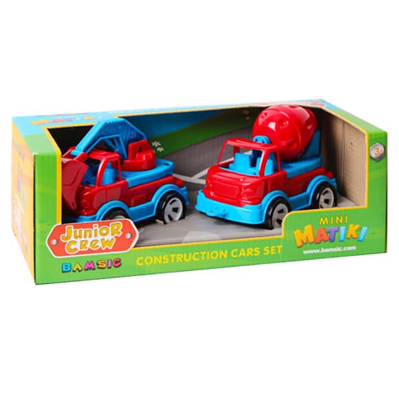 Игровой набор Бетономешалка и экскаватор "Mini Matiki" 002/14BMS(Red) подвижные элементы