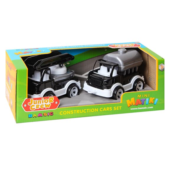 Игровой набор Пожарная машина и водовоз "Mini Matiki" 002/16BMS(Black) подвижные элементы
