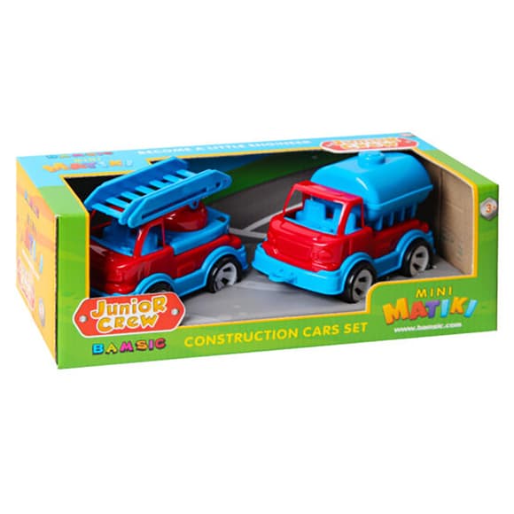 Игровой набор Пожарная машина и водовоз "Mini Matiki" 002/16BMS(Red) подвижные элементы