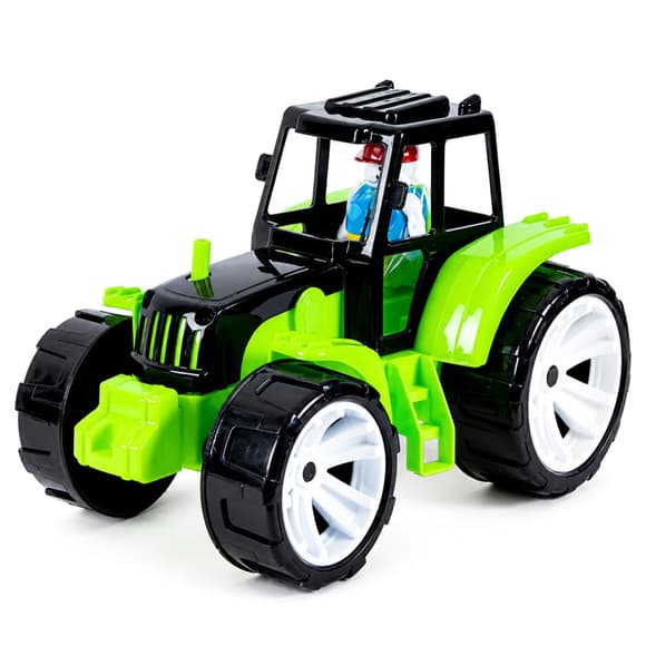 Детская игрушка "Трактор BAMS 0" 007/15BMS(Green) с фигуркой, 28х20х23 см