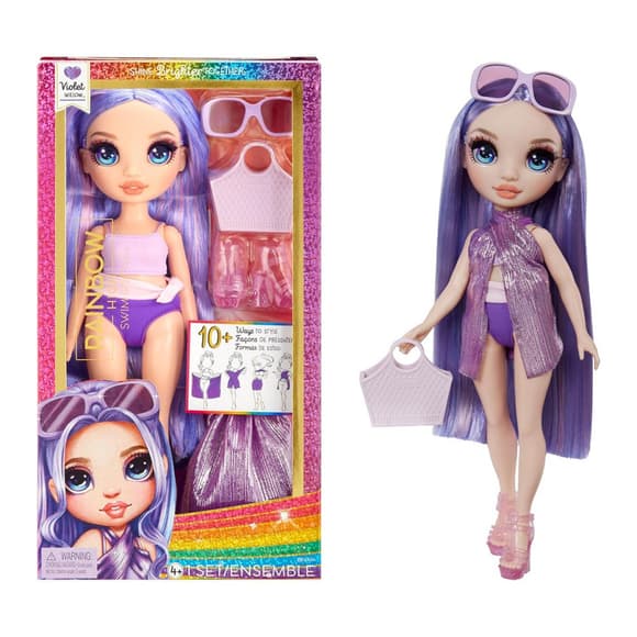 Кукла детская Виолетта Rainbow High 507314 серии "Swim & Style" с аксессуарами