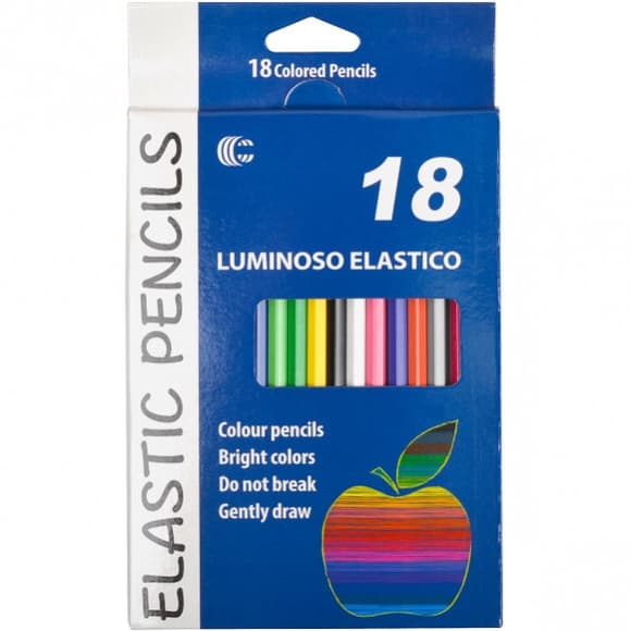 УЦЕНКА!!! Карандаш 18 цветов Luminoso elastico "С" CR755-18-UC