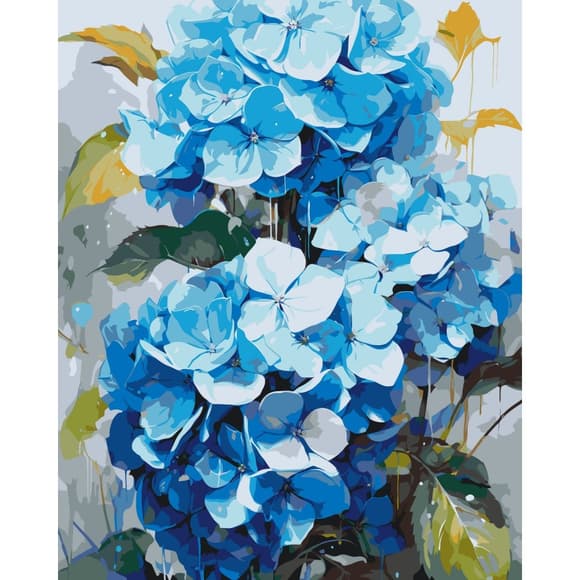 УЦЕНКА!!! Картина по номерам "Голубые гортензии" Art Craft 13076-AC-UC 40x50 см