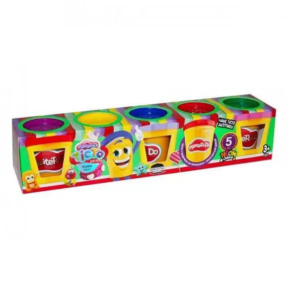 УЦЕНКА!!! Креативное творчество "Тесто для лепки "Master Do" Danko Toys TMDB-01-02U-UC 5 банок