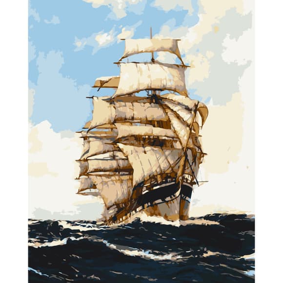 УЦЕНКА!!! Картина по номерам "Дальнее путешествие" Art Craft 10611-AC-UC 40х50 см