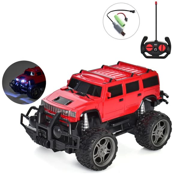 УЦЕНКА!!! Детская машинка на радиоуправлении "Джип" Bambi 512A(Red)-UC красный, 1:16