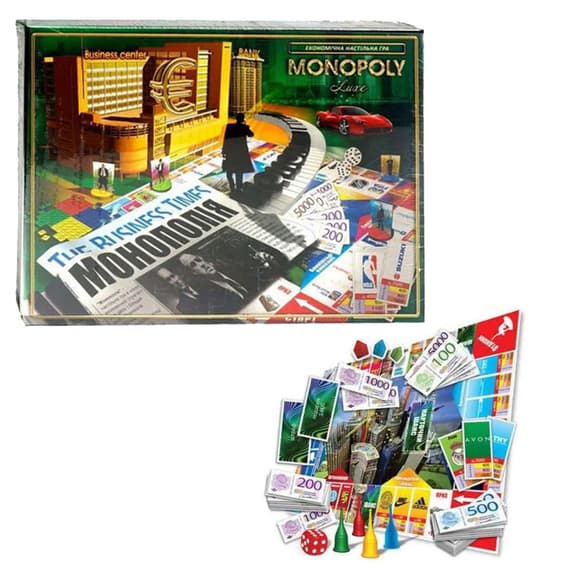 УЦІНКА!!! Настільна гра "Monopolist Luxe" Danko Toys G-MonP-01-01U-UC українською мовою