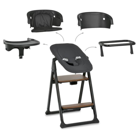 Детский стульчик для кормления 4 в 1 GROWEE ME 1222 Black