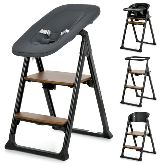 Детский стульчик для кормления 4 в 1 GROWEE ME 1222 Black