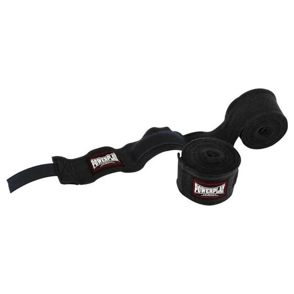Бинты для бокса 3046 NYLON PowerPlay PP_3046_3m_Black, Черные (3м)