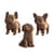 Картонный конструктор 3D Puzzle "PUPPIES TRIO" CARTPUPPIES 227 деталей
