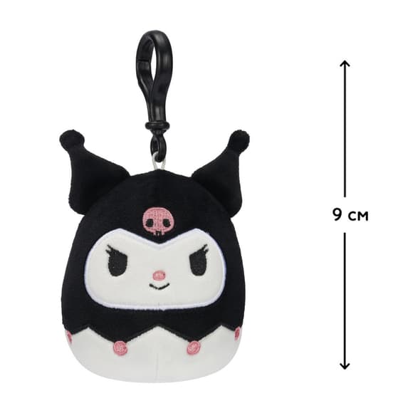 Дитяча м'яка іграшка на кліпсі серії «Хелло Кітті» Куромі Squishmallows SQSN00277, 9 см