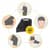 Когезионный эластичный бинт-бандаж Cohesive Bandage 4FIZJO P-5905973400848, 5 см x 4,5 м