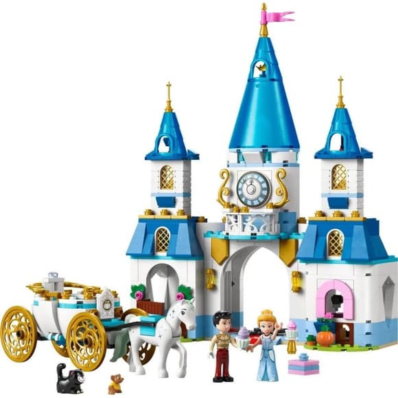 Конструктор Замок Попелюшки та карета LEGO 43275, 596 деталей