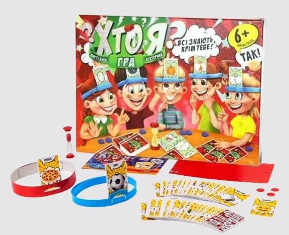 Детская настольная игра Хто я? 7499DT на укр. языке