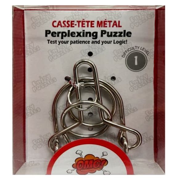 Металева головоломка "Perplexing puzzle" 5562D-25, 1 рівень складності