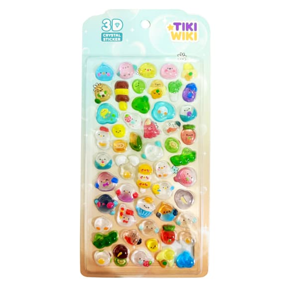 Набір 3D-наліпок "Тікі чарівність" Tiki Wiki 25ESE009-05 серії Crystal