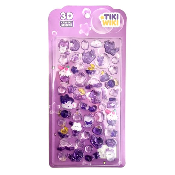 Набір 3D-наліпок "Тікі зіркові сни" Tiki Wiki 25ESE009-07 серії Crystal