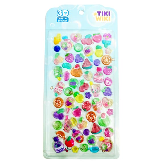 Набір 3D-наліпок "Тікі фрукти S2" Tiki Wiki 25ESE009-09 серії Crystal