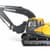 Автомодель "Экскаватор Volvo EC220E" Bburago 18-32086 серии Construction 