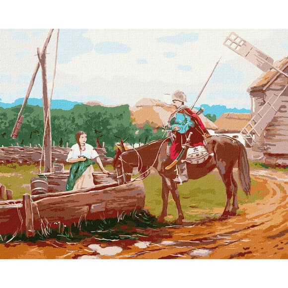 УЦЕНКА!!! Картина по номерам "Вернувшись домой" Идейка KHO4803-UC, 40х50 см