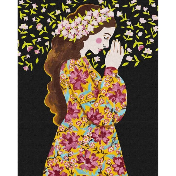 УЦЕНКА!!! Картина по номерам "Вера" ©olena.papka Идейка KHO2606-UC, 40х50 см