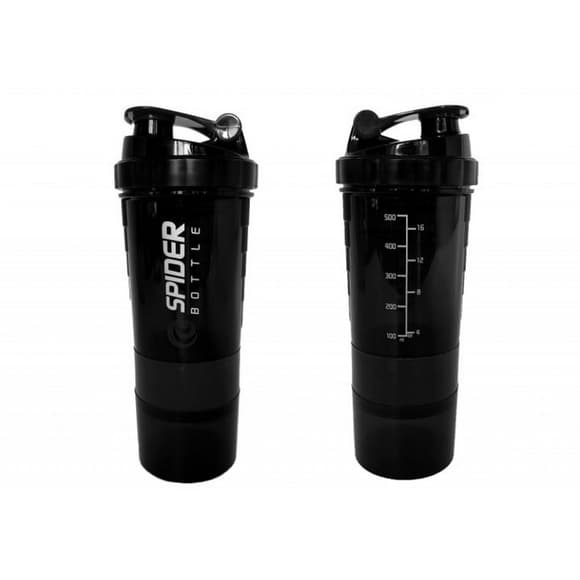 Шейкер спортивн ый Spider EF-7200-BK 0,5 л, Черный