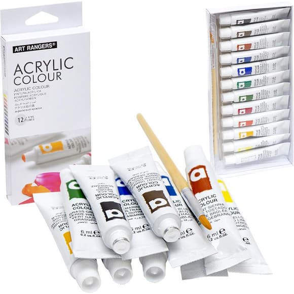 Набор акриловых красок "Art Rangers Acrylic" PA31.12006.A 6 мл, 12 цветов