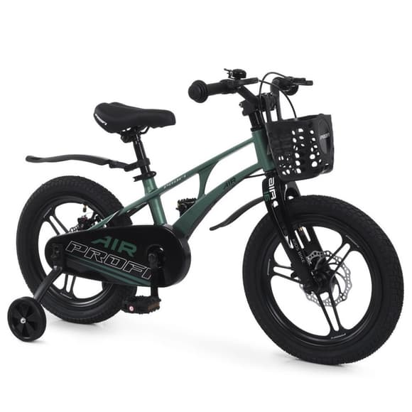 Дитячий двоколісний велосипед Air Pro MB 181059 dark green 18 дюймів