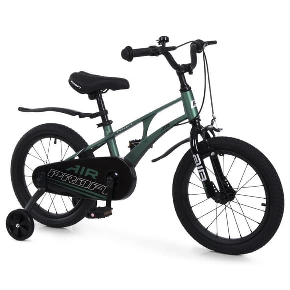 Дитячий двоколісний велосипед AIR Standart Plus MB 141060 dark green 14 дюймів