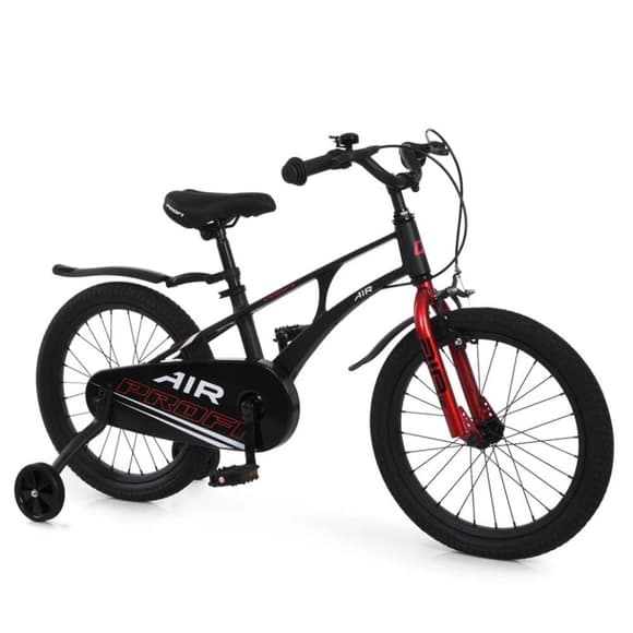Дитячий двоколісний велосипед AIR Standart Plus MB 181060 black 18 дюймів