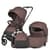 Універсальна коляска 2 в 1 PERSONA ME 1091-2 Cocoa Brown